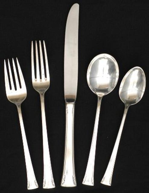 Serenity (Sterling, 1940), 5 Piece Place Setting