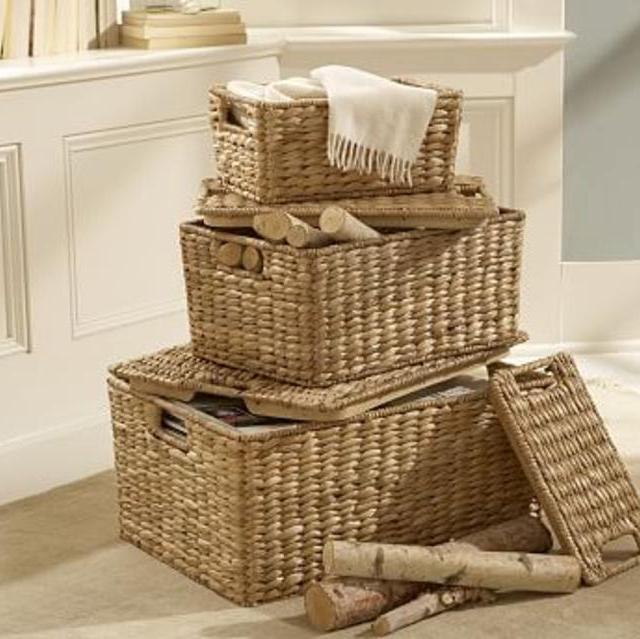 Savannah Lidded Baskets - Large