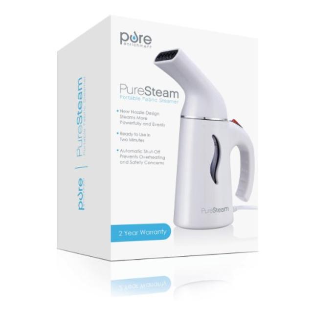Pure Enrichment PureSteam Fabric Steamer - White