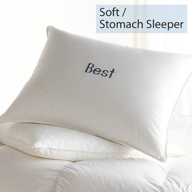 Down, Soft, Stomach Sleeper, Best Pillows - QUEEN