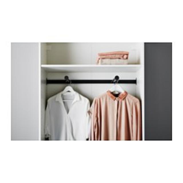 KOMPLEMENT				Pull-out clothes rail, dark gray