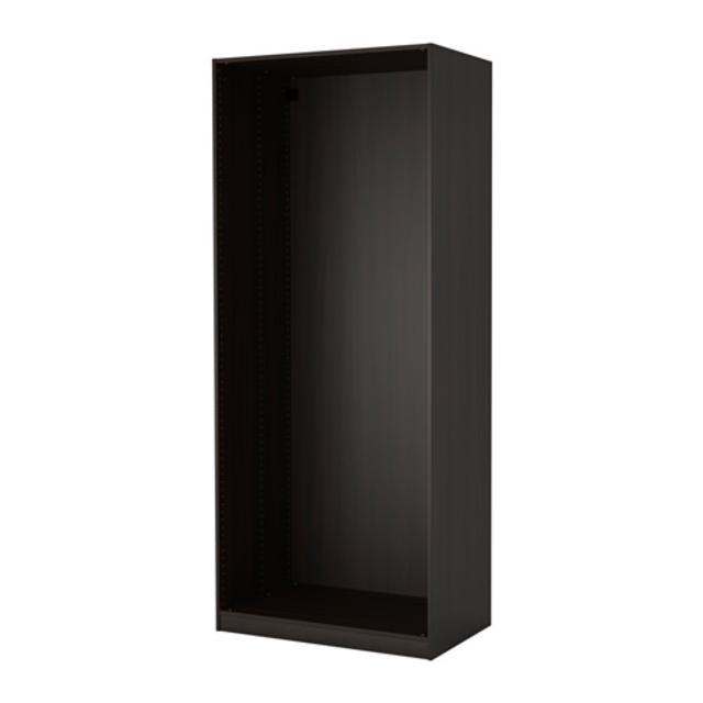 PAX				Wardrobe frame, black-brown