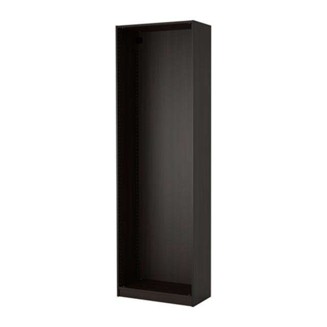 PAX				Wardrobe frame, black-brown