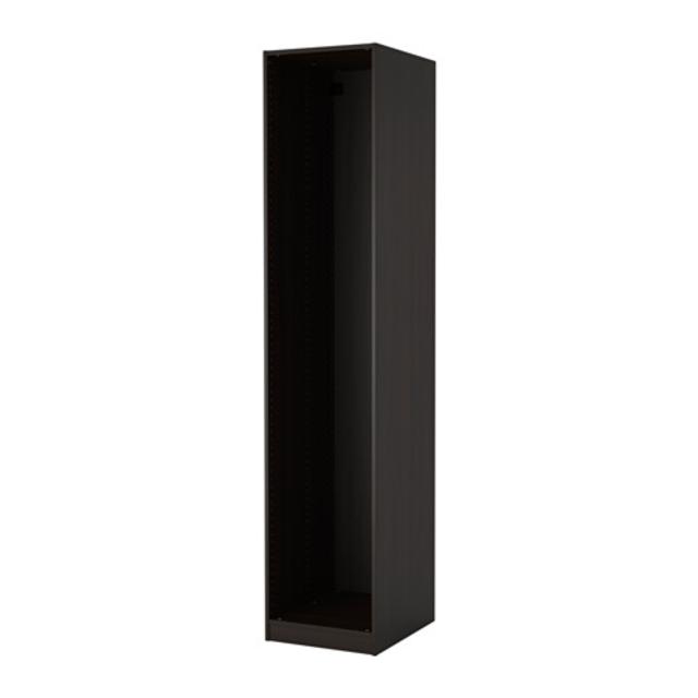 PAX				Wardrobe frame, black-brown