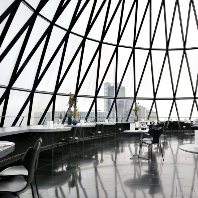 Dinner, Searcys Helix at the Gherkin in London