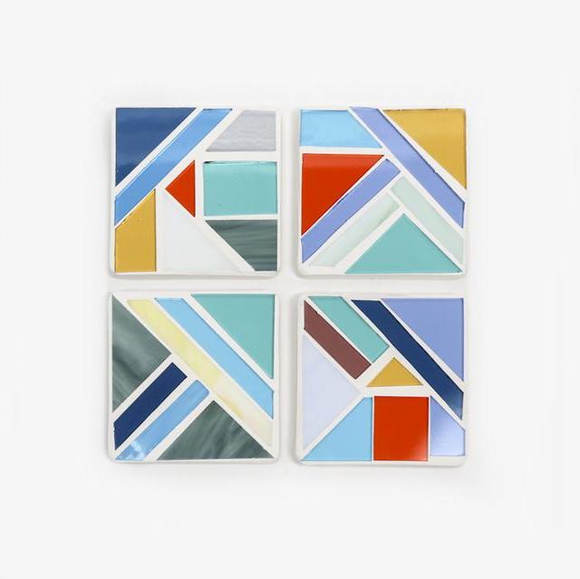 Debbie Bean Stained Glass Coasters