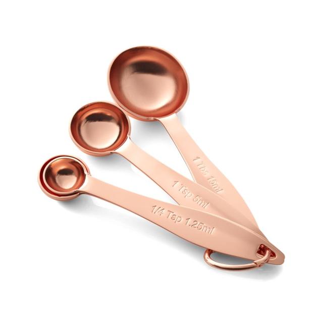 Copper Measuring Spoons Set of Four