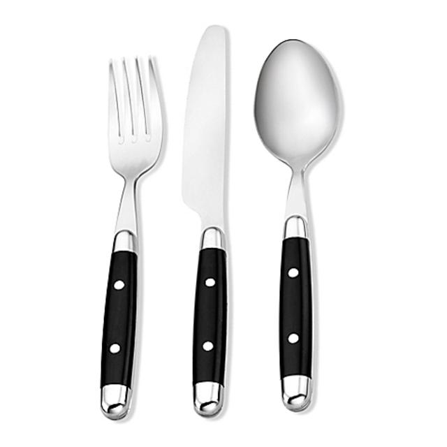 Hampton Forge Signature Astoria 20-Piece Flatware Set in Black