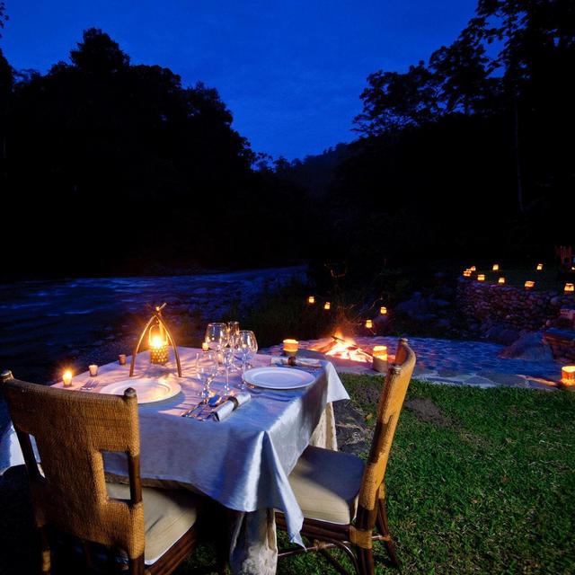 Romantic Dinner at Pacuare Lodge