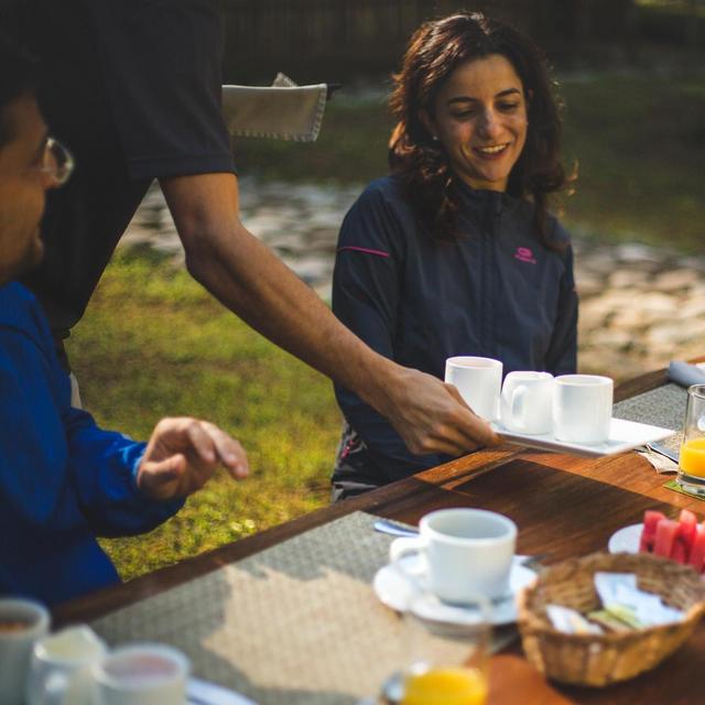 Breakfast at Pacuare Lodge