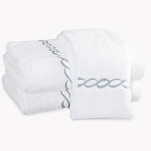 Matouk Chain Bath Towel - Silver
