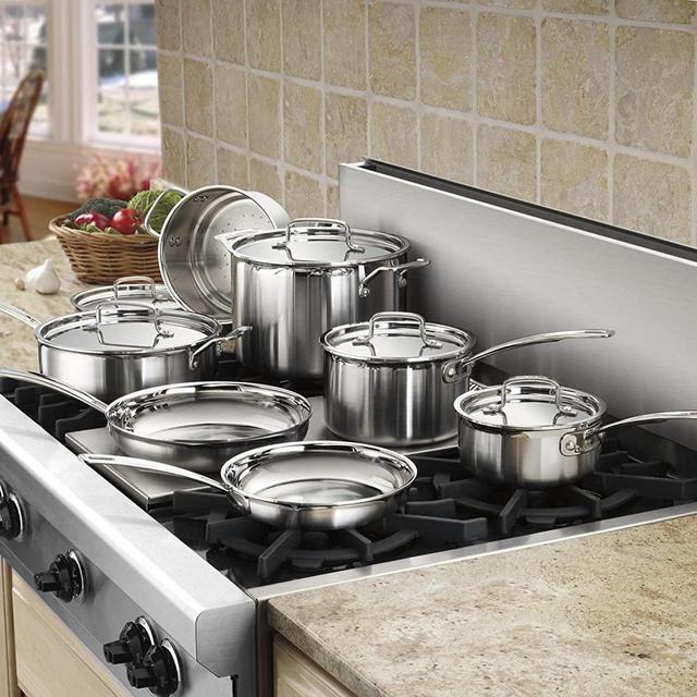 Cuisinart MCP-12N Multiclad Pro Stainless Steel 12-Piece Cookware Set