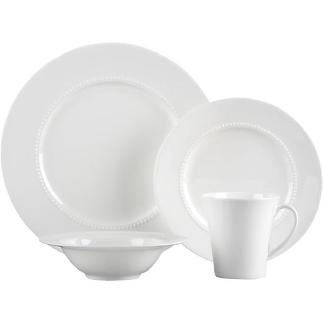 White Pearl 4-Piece Place Setting