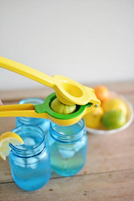 Top Rated Zulay Premium Quality Metal Lemon Lime Squeezer - Manual Citrus Press Juicer
