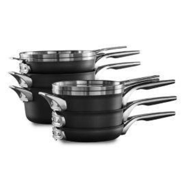 Calphalon® Premier™ Space Saving Hard Anodized Nonstick 10-Piece Cookware Set