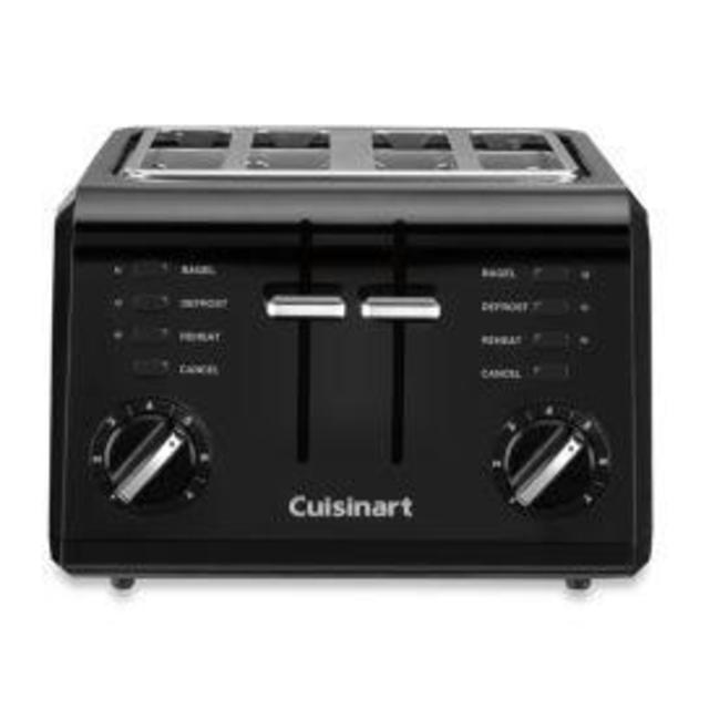 Cuisinart® Black Compact Cool-Touch 4-Slice Toaster