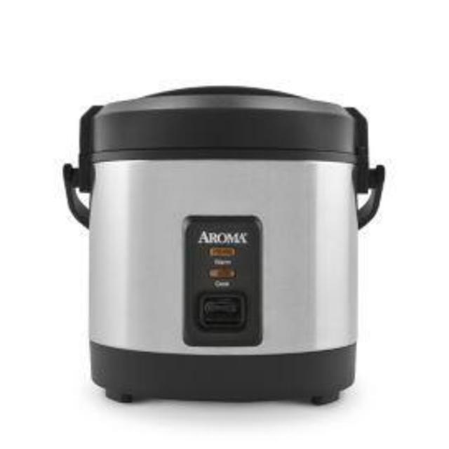 Aroma® 5-Cup Stainless Steel Rice Cooker