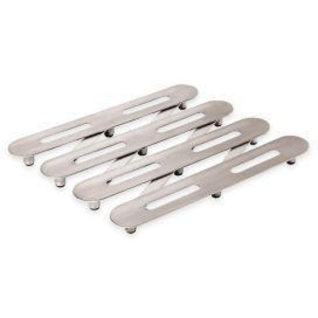 Oggi™ Stainless Steel Expandable Trivet with Rubber Feet
