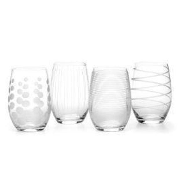 Mikasa® Cheers 17 oz. Stemless Wine Glasses (Set of 4)