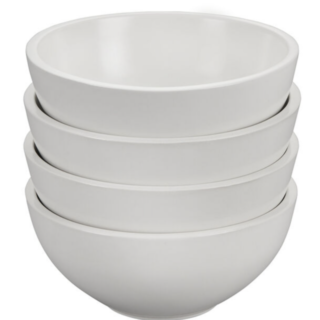 Matte Coupe Soup Bowls, Set of 4