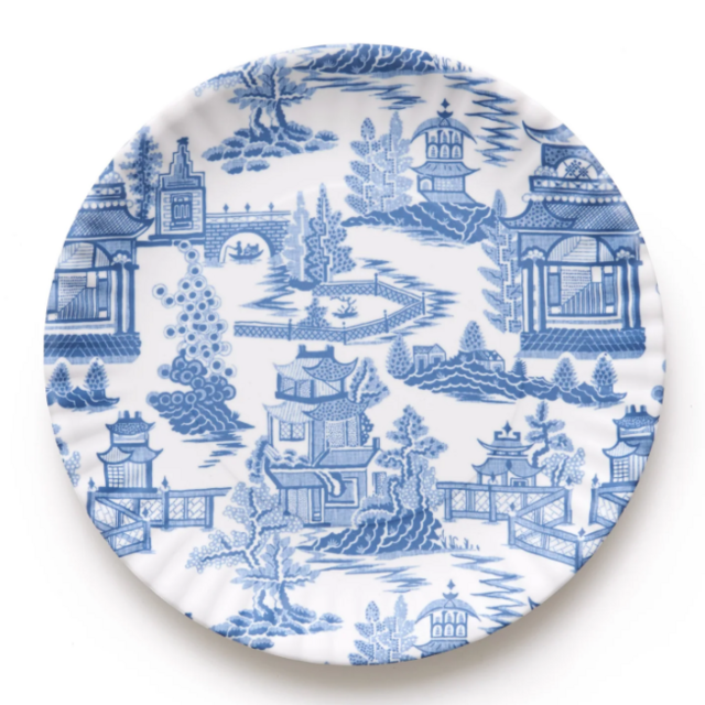 Chinoiserie Melamine Plate Set