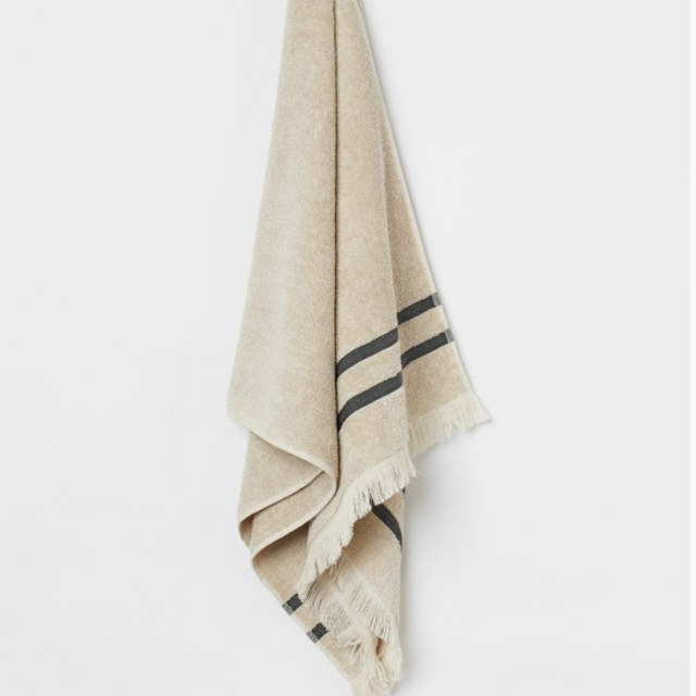 Linen-blend Bath Towel