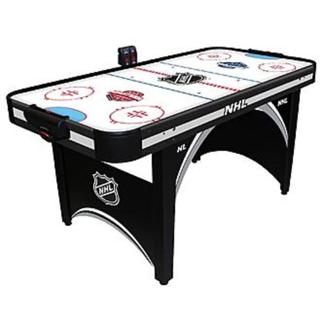 NHL 66in Air Powered Hockey Table with BONUS Table Tennis
