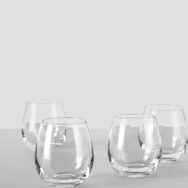 Simply Essential™ Stemless Wine Glasses (Set of 8)