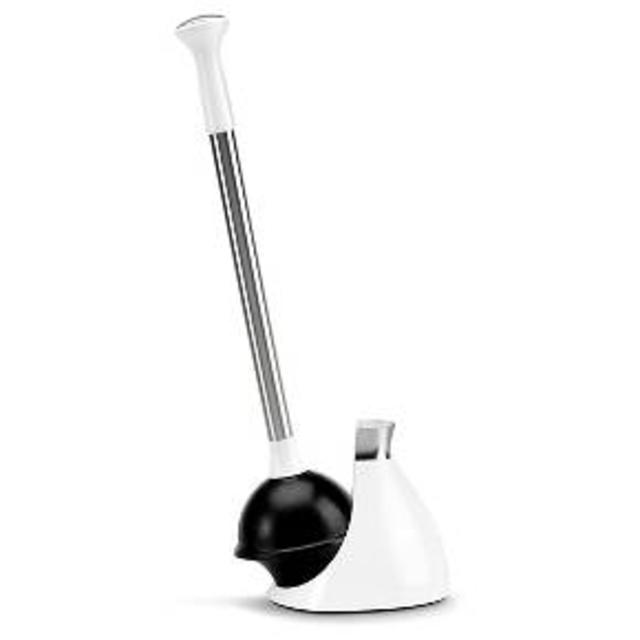 simplehuman studio Toilet Plunger in White