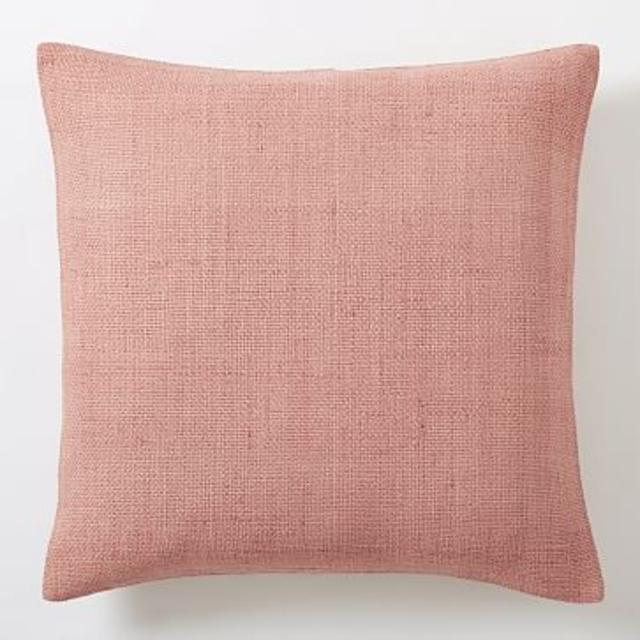 Silk Hand-Loomed Pillow Cover - Rosette