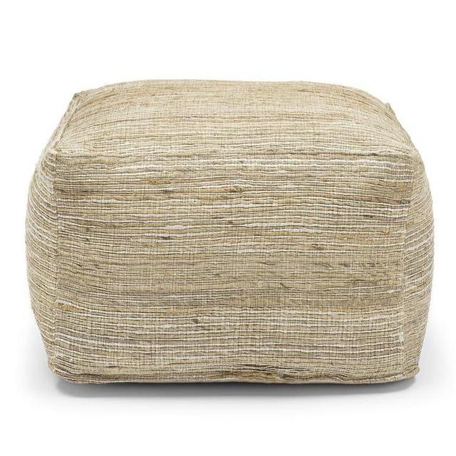 Article: Jota pouf in sesame ivory