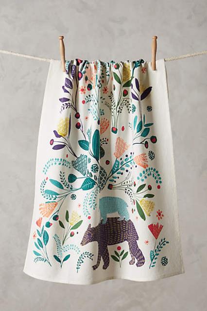 Saga Dishtowel (bear)