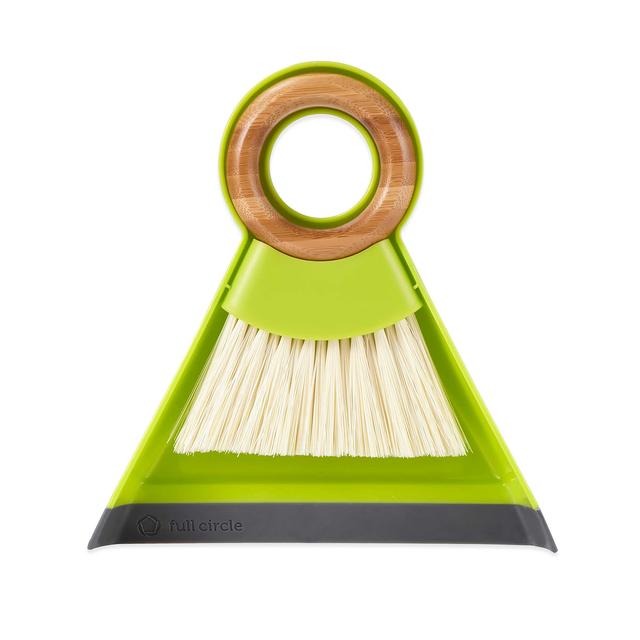 Full Circle Tiny Team Mini Dustpan Set in Green