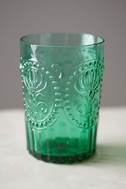 Fleur-De-Lys Juice Glass (pink)