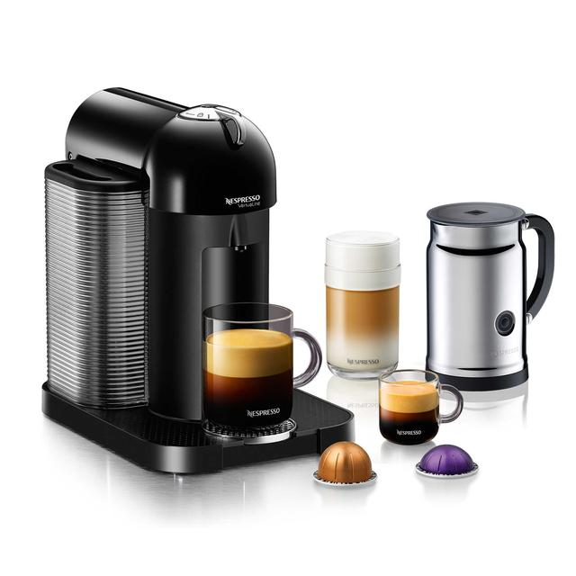 Nespresso® VertuoLine Coffee and Espresso Maker Bundle in Black