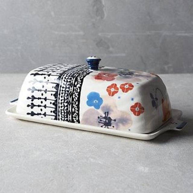 Isidre Butter Dish - Peach