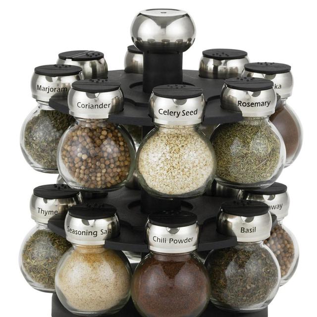 Martha Stewart Collection 17-Piece Orbital Spice Rack Set