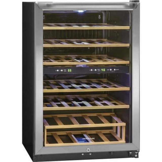 Frigidaire - 38-Bottle Wine Cooler - Stainless Steel