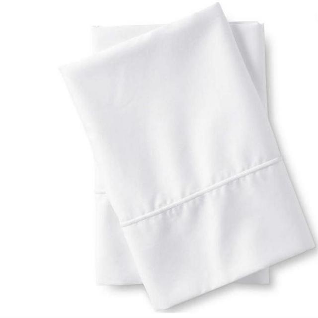 400 Thread Count Premium Supima Cotton Sateen Standard Pillowcases - White