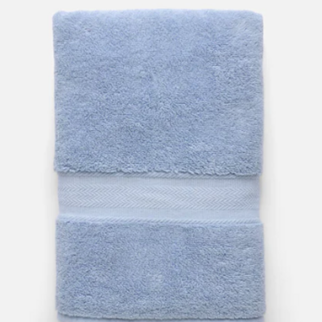 Cotton Bath Towels - Blue