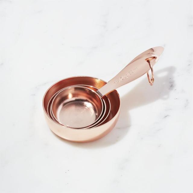 Copper Measuring Cups Set of Four