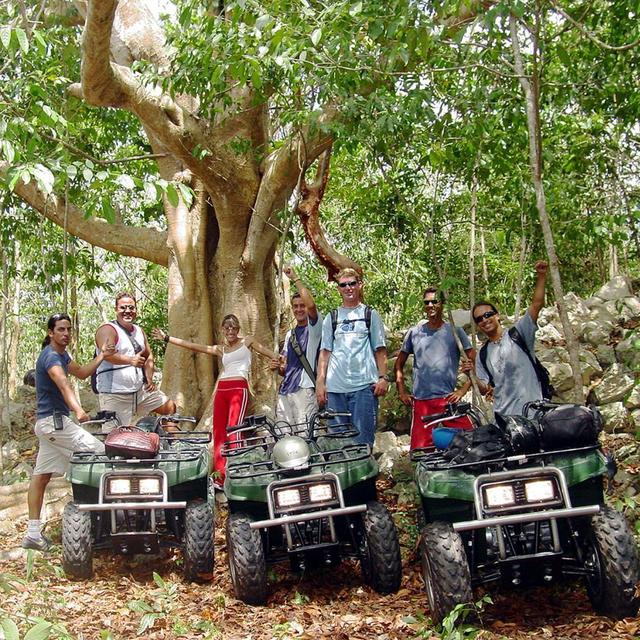ATV through the jungle