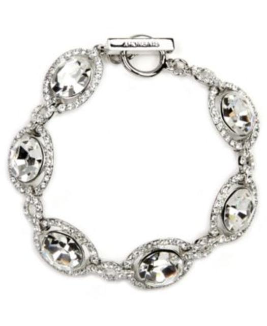 Givenchy Bracelet, Silver-Tone Swarovski Element Bridal Bracelet