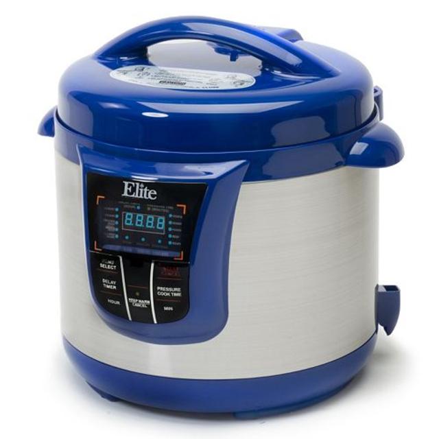 Elite Platinum 8-qt. Stainless Steel Electric Pressure Cooker