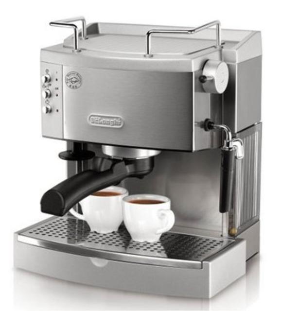 DeLonghi EC702 15-Bar-Pump Espresso Maker, Stainless