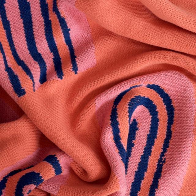 Coral Rainbows Blanket