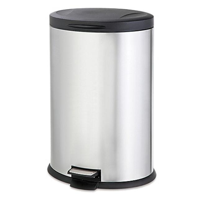 SALT Stainless Steel Oval 40-Liter Step Can