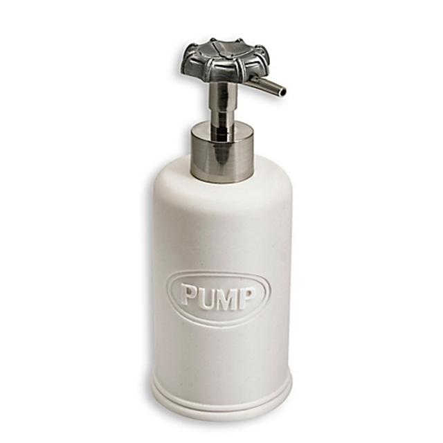 Allure Faucet "Pump" Lotion Dispenser in White