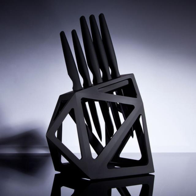 Ceramic Onyx // 5 Piece Set and Knife Block