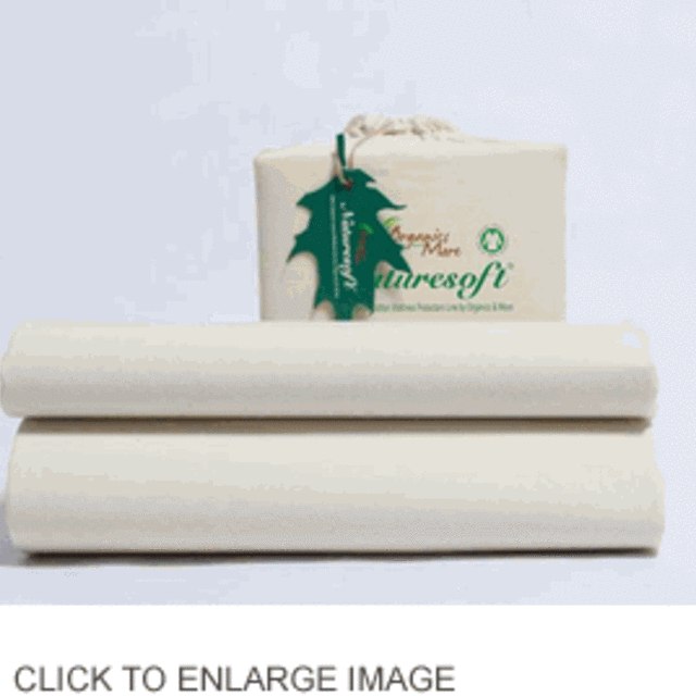Organics and More Naturesoft Waterproof Mattress Protector- Twin